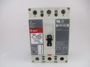 WESTINGHOUSE CIRCUIT BREAKER HMCP015EDC 3 POLE/ 15 AMP/ 600 VOLTS *TESTED* - Picture 1 of 5
