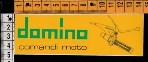 ADESIVO STICKER VINTAGE - DOMINO COMANDI MOTO - Picture 1 of 1