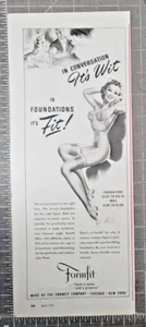 Vintage 1942 Formfit Bras Print Ad sexy ladies women's bras Chicago New York - Picture 1 of 2