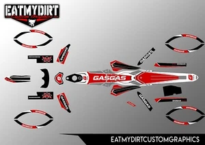 PER GASGAS TXT PRO 2014-2016 KIT GRAFICA PERSONALIZZATA TRIAL DECALCOMANIE ADESIVI - Foto 1 di 1