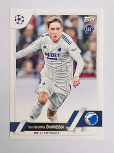 2022 Topps Chrome UEFA Isak Bergmann Johannesson #189 mint condition - Picture 1 of 2