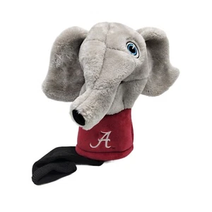 Vintage Alabama Crimson Tide Elephant Mascot Big AL Golf Club Head Cover Sock - Picture 1 of 14
