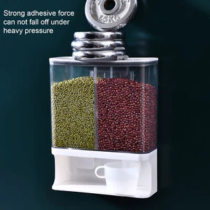 1l/1.5l/3l Grain Storage Box Waterproof Moist-proof Kitchen Cereal Tank Food - Picture 1 of 14