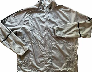 Nike Golf Men's Windbreaker Pullover Jacket Long Sleeve Zip Pockets Gray XL - Picture 1 of 8