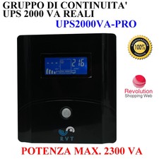 Gruppo Di Continuità 2000 VA PROTEZIONE ADSL LCD VIDEOSORVEGLIANZA SERVER NET