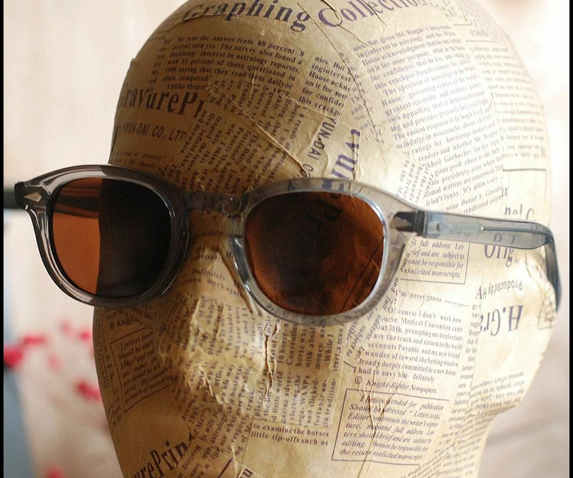 Винтажные коричневые поляризованные солнцезащитные очки Джонни Депп серые ацетатные очки UV400 большой - Изображение 1 из 4