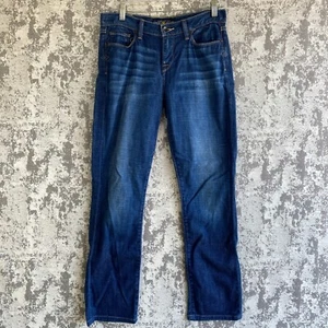 Jeans donna denim marca Lucky 6/28 Sofia gamba dritta regolare lavaggio medio - Foto 1 di 11