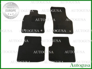 NEU LHD SET VW PASSAT B8 15-23 SCHWARZ MASSGESCHNEIDERTE AUTO BODENMATTEN VELOUR AUTO TEPPICHE - Bild 1 von 6