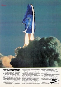 1982 Nike Columbia/Aurora Running Shoe "We Have Lift Off" Promo Reprint Ad - Picture 1 of 1