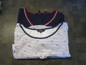 2 Big- Shirts/ Nachthemden kurzarm 62/64, Ulla Popken - Bild 1 von 5