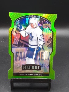 2020-21 Upper Deck Allure Rookie Green Quartz /99 Egor Korshkov #85 Rookie RC SP