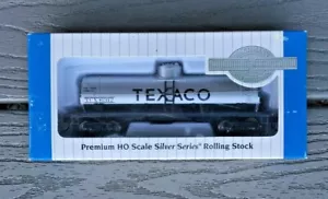 BACHMANN SILVER SERIES 1/87 HO TEXACO 40' SINGLE DOME TANK CAR ITEM # 17828 NIB - Picture 1 of 7
