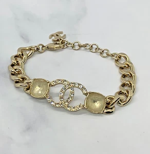 Echtes Chanel CC 2023 Strass Armband - gebraucht / LP5336 - Bild 1 von 5