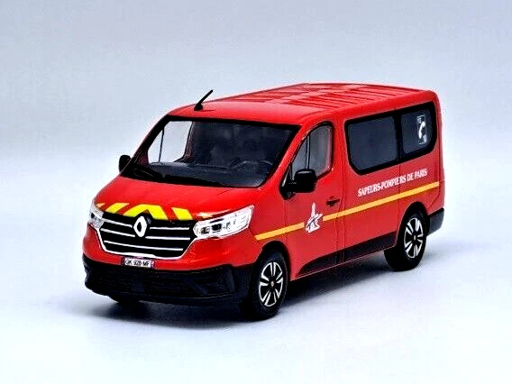 Renault Trafic Pompiers 1/43 Brigata Sapeurs-Pompiers Di Parigi - Eligor 118011