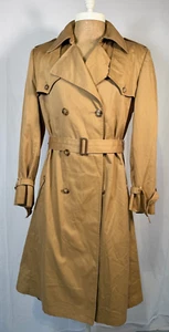 Vintage Christian Dior Khaki Braun Beige Langer Trenchcoat Gürtel Jacke Herren 44R - Bild 1 von 17