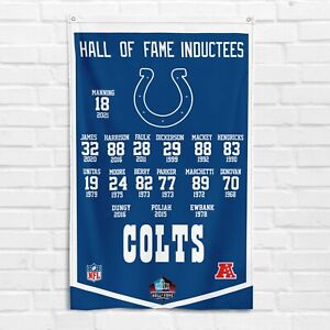 Indianapolis Colts 3x5 ft Flag Hall of Fame Inductees NFL Super Bowl Banner