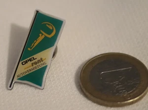 Pin, Anstecker, Opel rent Autovermietung, Fahne, Sammlungsauflösung, gebraucht - Bild 1 von 1