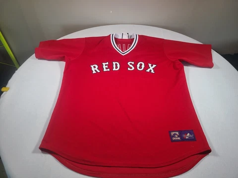 Boston Red Sox Manny Ramirez Jersey Mens XL Red Vintage Majestic MLB Baseball Cover
