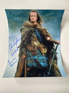 CHRISTOPHER LAMBERT In-Person signiertes Autogramm 28x35cm HIGHLANDER - Picture 1 of 1