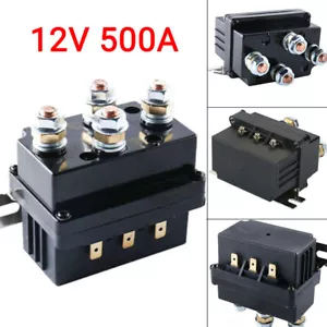 12V 500A Winch Contactor Thumb Switch Winch Solenoid Relay For Warn Atv Utv US - Picture 1 of 13