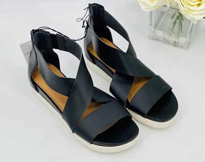 Universal Thread Hummingbird Platform Sandals Women’s Size 6 Shoe Black NEW - Image 1 of 4