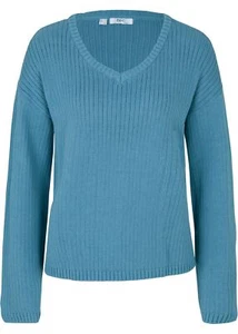 Boxy Jersey Algodón T. 44 Azul Mate Mujer Manga Larga Jersey Punto Nuevo - Imagen 1 de 1