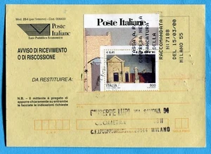 AVVENTO 2000 E.0,41 (Sass.2454) parte di FOGLIETTO + ANGOLO su A.R. (251836) - Imagen 1 de 1
