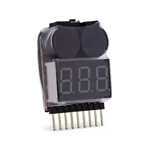 RC Lipo Alarm Warner 1S - 8S On Board LED Buzzer Summer Battery Protection - Bild 1 von 3