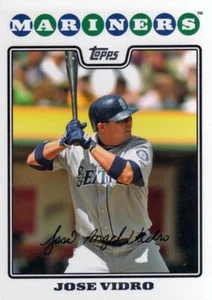 2008 Topps Jose Vidro #304 Seattle Mariners - Picture 1 of 2