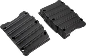 Arlen Ness 10-Gauge Rocker Box Top Covers Black 18-256 - Picture 1 of 1