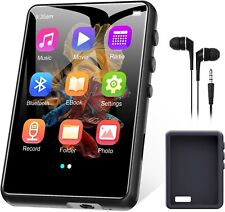 64Go Lecteur MP3 Bluetooth 5.3, 2,4" Tactile Portable MP3 Lecteur Musique, HiFi
