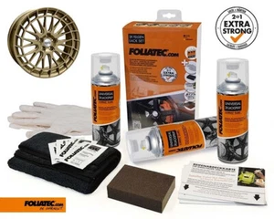FOLIATEC 3 x 400ml Felgen Spray 2K Lack Set Bronze metallic Lackspray 2354 Farbe - Bild 1 von 6