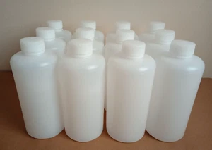 12 piezas - Botellas vacías de plástico de 32 oz (1 cuarto de galón) con tapa - 1 docena - paquete de 12 - NUEVAS - Imagen 1 de 6