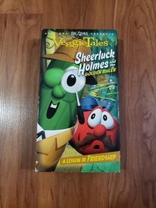 VeggieTales - Sheerluck Holmes and the Golden Ruler (RARE VHS, 2006) Big Idea - Picture 1 of 9
