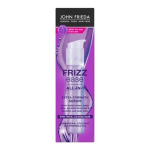 John Frieda Frizz Ease Extra Strength Serum 50ml-All In 1-For Thick Coarse hair - Picture 1 of 5