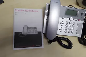 Sinus PA 300i ISDN T-Com Telefon silber mit Anrufbeantworter - Bild 1 von 5
