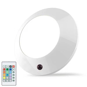 2-Pack Battery Operated LED Ceiling Light with Remote Control 12-Color Changing - Picture 1 of 7