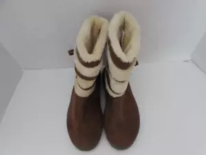 Botas sin cordones para mujer de LTD Commodities - marrón/beige, talla 9/10 (en muy buena condición) - Imagen 1 de 1