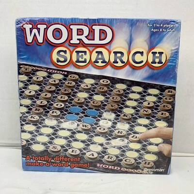 Wordsearch Word Search Pressman Make a Word Board Game 2005 Unused Damaged Box - Image 1 of 4