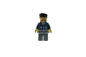 Lego® TRAIN Railway 9V RC Minifig Conductor Engine Driver DARK-BLUE - Picture 1 of 1