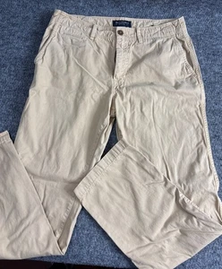 American Eagle Outfitters Mens Beige Casual Pants Cotton Blend Size 32X32 - Picture 1 of 10