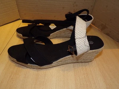 sandale femme talon compensée taille 38 neuve - Photo 1/4