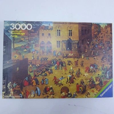Ravensburger 3000 Puzzle 1978 Rarissimo Brueghel il Vecchio Giochi per Bambini Ottime Condizioni - Immagine 1 di 4