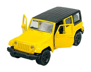 MAISTO 2015 JEEP WRANGLER UNLIMITED YELLOW 1:41 DIE CAST METAL MODEL NEW 21001 - Picture 1 of 6