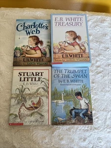 E.B. White Treasury Box Set Charlotte's Web, Stuart Little, Trumpet of the Swan - Imagen 1 de 20