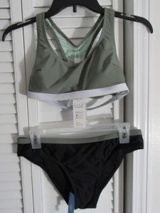 Cupshe Live Life on the Beach 2 Piece Color Block Bathing Suit Size Small *NWTS - Picture 1 of 7