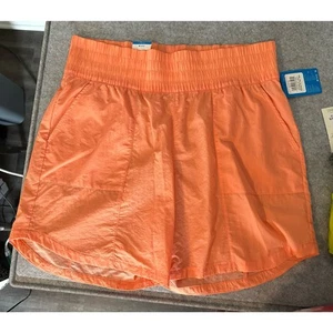 NWT Columbia High Waisted Shorts XL Coral REI - Picture 1 of 8