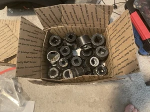 Lot of 20 total 3/4" and 1" drive sockets - Wright, Proto, SnapOn, Sk - painted - Picture 1 of 7