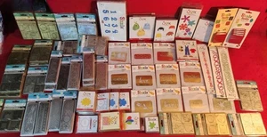 BIG LOT of Cuttle Bug 33 pks & Sizzix Die cut 31 packs 64 pc total Mix lot NEW - Picture 1 of 6