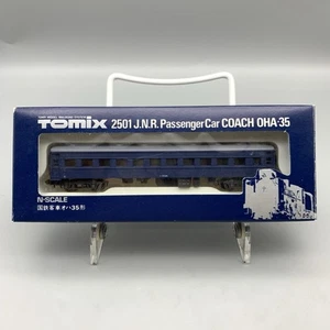 Vintage Tomix 2501 N Scale Passenger Car COACH OHA 35 Blue Tomy Japan RARE - Picture 1 of 21